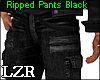 Ripped Pants Black