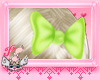 <3*P Green Hair Bow