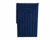 blue right side curtain