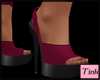 pink Pvc shoe
