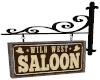 wild west saloon sign