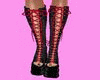 Red Laced Boots