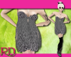 Grey Leopard Dress