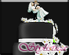 Blk & Wh Wedding Cake