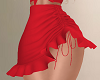 Date Night Red Skirt