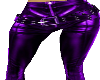 (MA)Purple PVC Pants