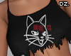 Scary Cats Crop Top 003#