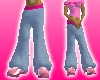 Pink Baggy Boxer Pants