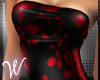 *W* Silken Red Dress Ru