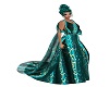 *Ney* Teal & Gold Gown