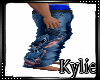 Stitch Baggy Jeans