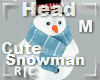 R|C Snowman Head Blue M