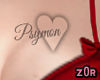 'Psymon' Name Tattoo