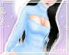 琴. Fall sweater blu