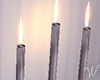 Silver Living Candles
