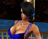 Elegant Ebony w Blue