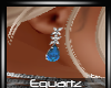 Blue Diamond Earings