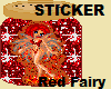 Red fairy Jar~Sticker~