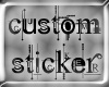 custom sticker for HURRI