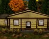 kool log cabin in woods