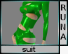 °R° Ripped Suit Green