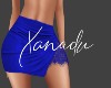 X Lace Skirt RLL Blue