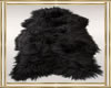 ~H~Black Fur Rug