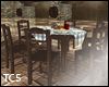 Greek tavern table