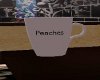 Peaches Coffe Cup