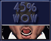 Wow 45%
