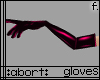 :a: Dark Pink PVC Gloves
