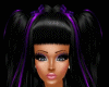 hair  black   purple