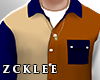 ZCK. BROWN X NAVY SLEEVE