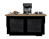 coffee cabinet blk n brw