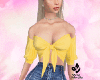 V|Candy Yellow Top