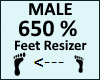 Feet Scaler 650% Male