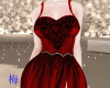 梅 red gown