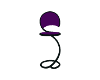 Purple/Black Bar Stool
