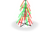 Animated Neon Tube Tree