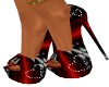 Jazzy Red & Black Heels