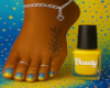 Sunset Splash Toes