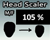 Scaler Head 105% M/F