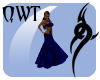 QWT Tully Dress - Blue