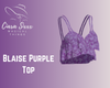 Blaise Purple Top