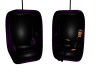 purple blk hanging chair