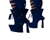 royal blue glitter boots