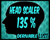 M/F 135% Head Scaler