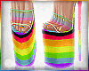 BIMBO  Rainbow Heels