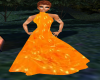 Orange sparkle gown