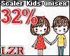 Scaler Kids Unisex 32%